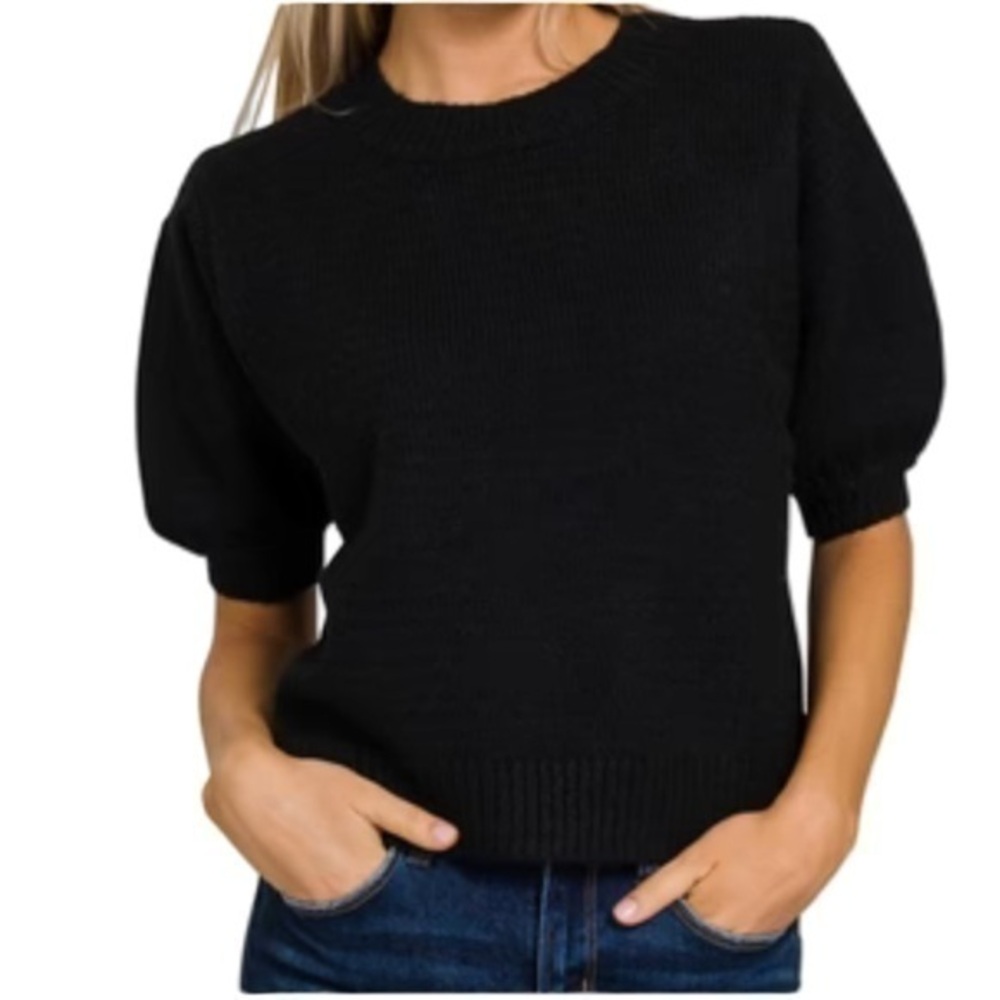 NWT Vero Moda Women’s Sweater Top Size M Color Black